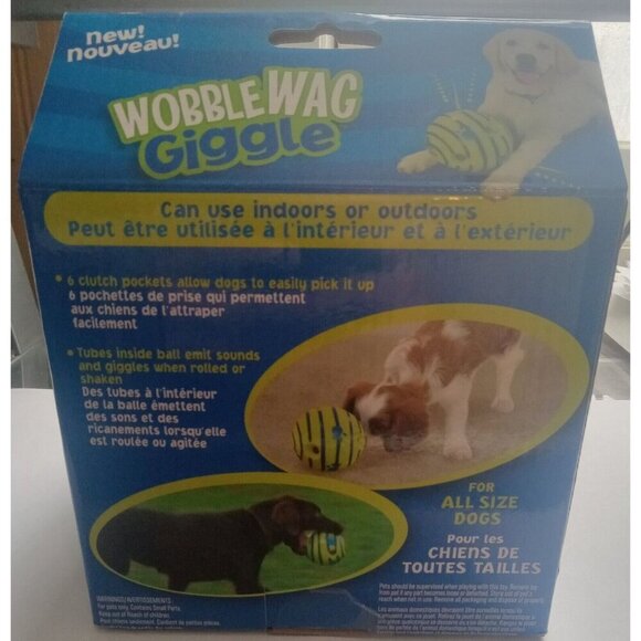 Wobble Wag Giggle Ball Interactive Dog Toy - Picture 2 of 6